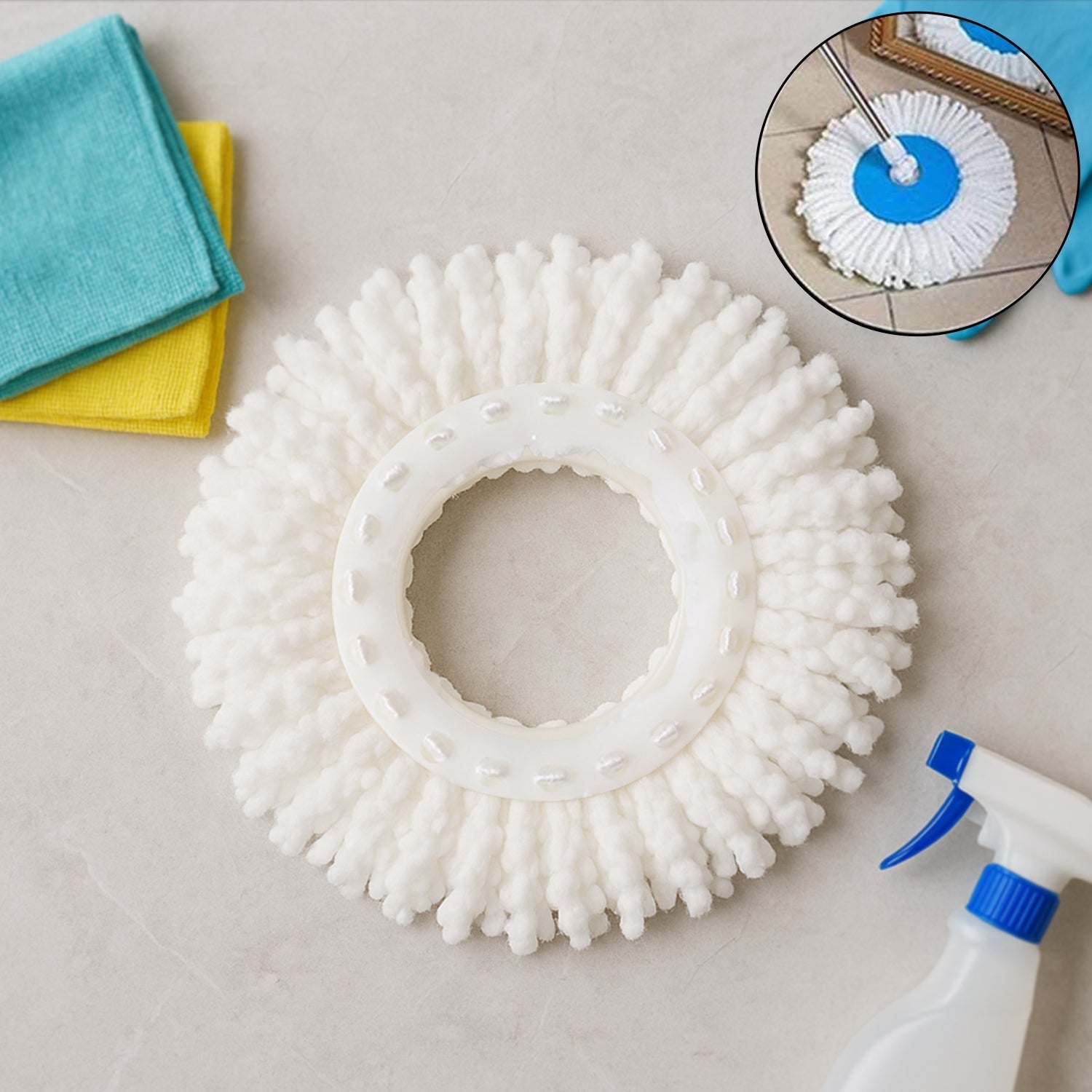 Microfiber Spin Mop Refill Head Microfiber Spin Mop Refill Head
